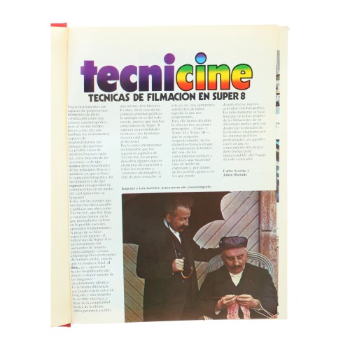 Libro Tecnicine - Tecnicas de filmacion en Super 8