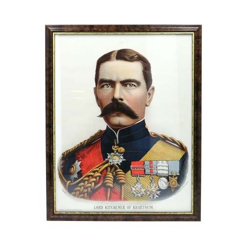 Lord Kitchener de Khartoum chromolithographie