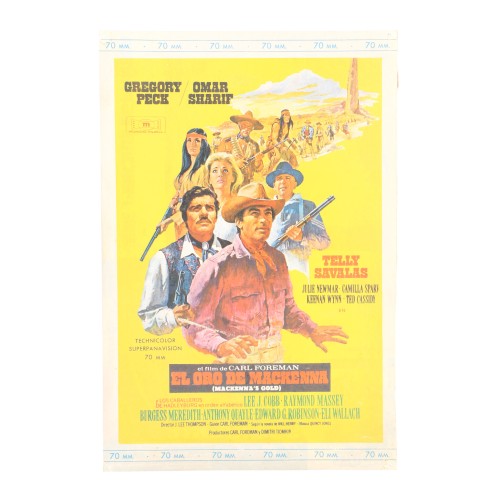 Poster pelicula - El oro de Mackenna