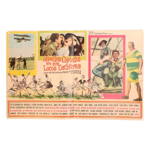 Poster pelicula - Aquellos chalados en su locos cacharros