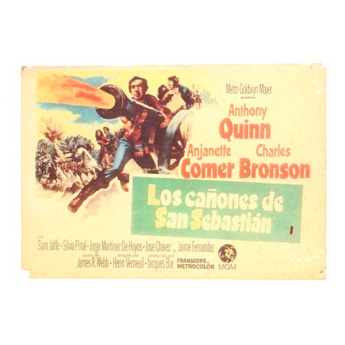 Poster pelicula - Los cañones de San Sebastian