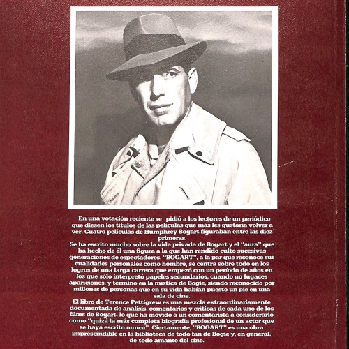 Libro : Bogart (Subtítulo: La más completa biografía profesional de un actor que se haya escrito nunca)