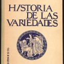 Libro: Historia de las Variedades.