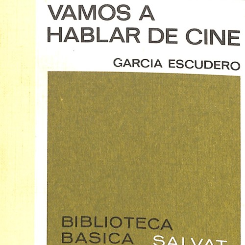 Libro:  Vamos a hablar de cine