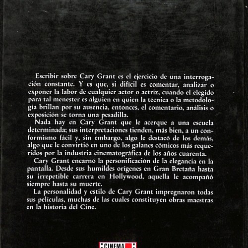 Libro:  Cary Grant.