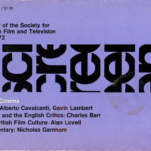 Libro:  Screen: The Journal of the Society for Education in Film and Television.