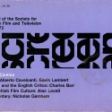 Libro:  Screen: The Journal of the Society for Education in Film and Television.