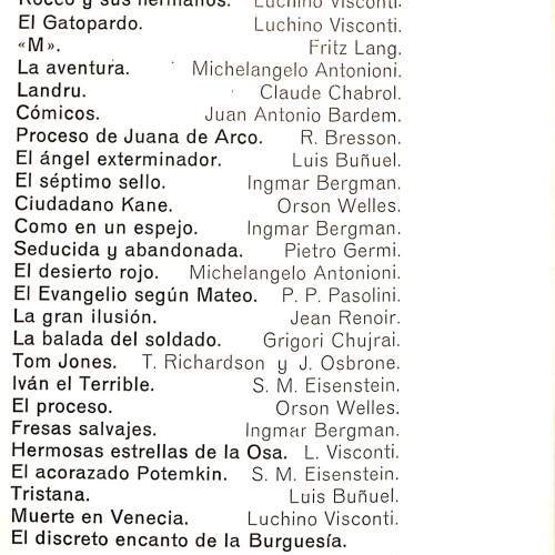 Libro: Confidencias (Guion y textos complementarios).