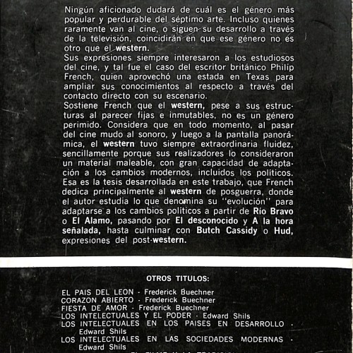 Libro:  Westerns.