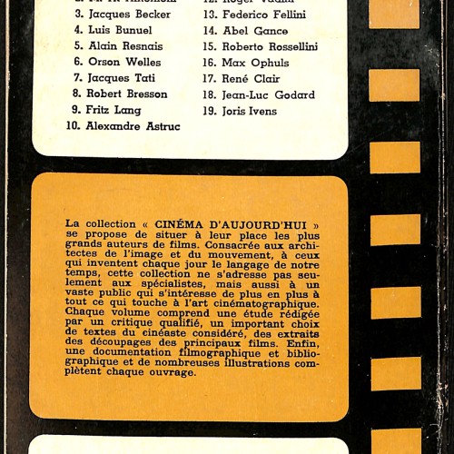 Libro: Joris Ivens (Volumen n.º 19 de la colección).