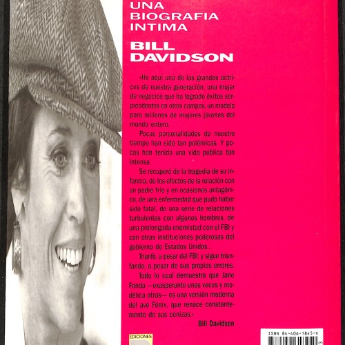 Libro: Jane Fonda: Una biografía íntima.