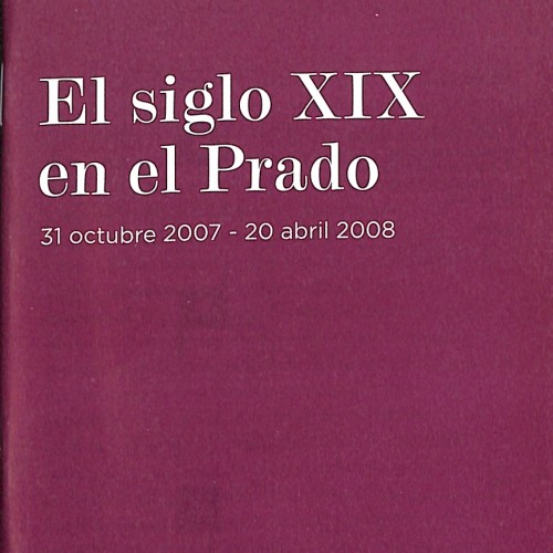 Libro: El siglo XIX en el Prado.