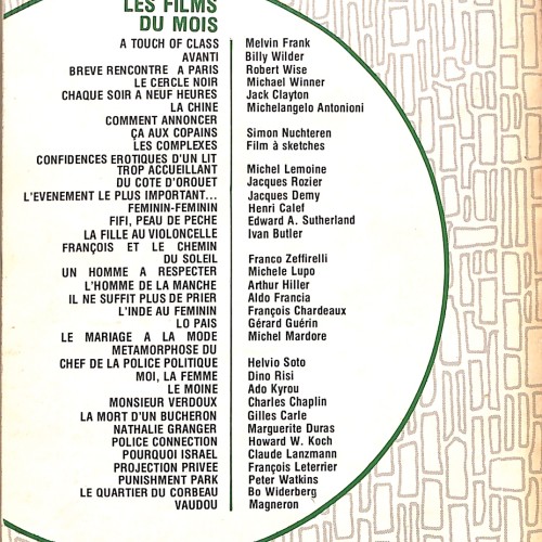 Libro: Cinéma 73 (Número 181)