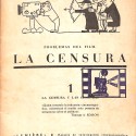 Libro:  Problemas del film: La Censura (Boletín n.º 1).