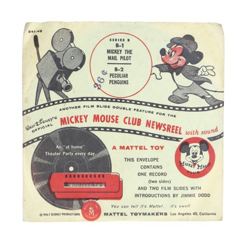 Vinilo Mattel Mickey Mouse Club Newsreel - Peculiar Penguins (Sonido)