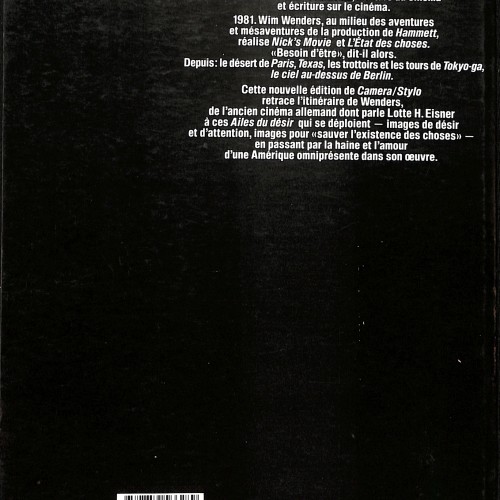 Libro: Wim Wenders.