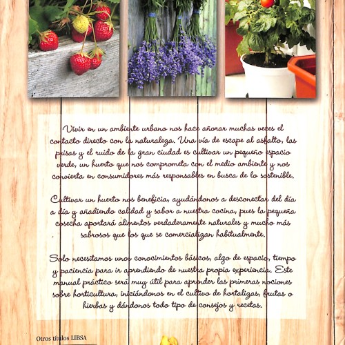 Libro:  El Huerto en Casa.