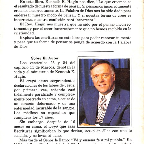 Libro: El Pensar Bien y Mal.