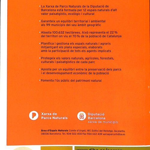 Libro: Espais naturals a prop de Barcelona.