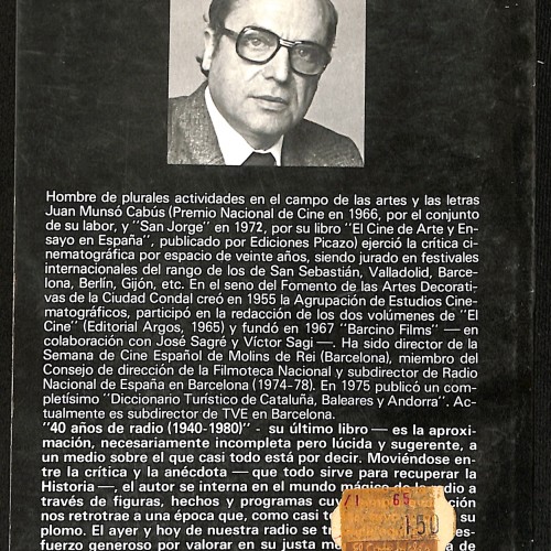 Libro: 40 años de radio (1940-1980).