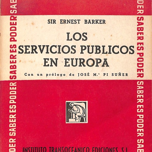 Libro: Los servicios públicos en Europa