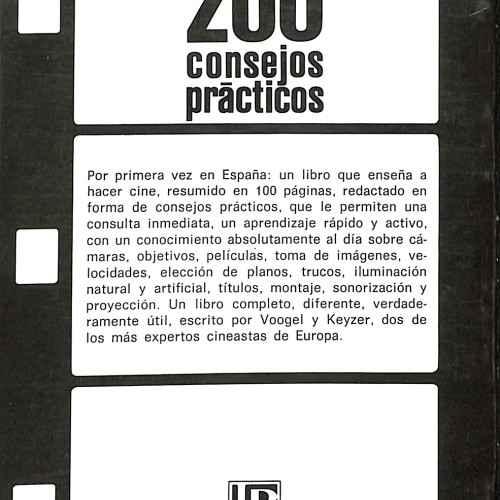 Libro:  Cine: 200 consejos prácticos.