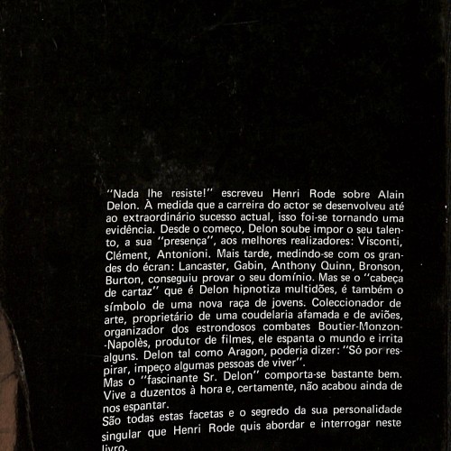 Libro:  Título: Alain Delon.