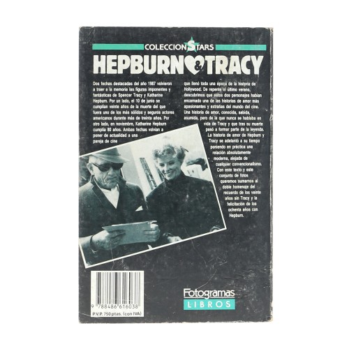 Libro Coleccion Stars - Hepburn & Tracy - Nuria Vidal