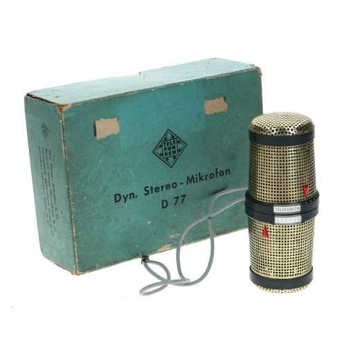 Microfono Telefunken Dyn. Stereo-Mikrofon D77