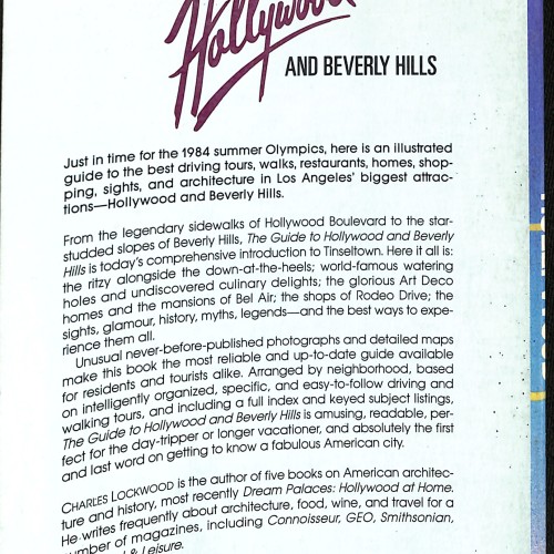 Libro: The Guide to Hollywood and Beverly Hills.