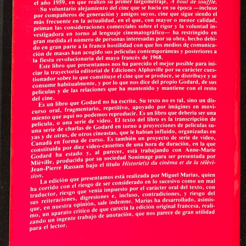 Libro:  Introducción a una verdadera historia del cine (Tomo 1).