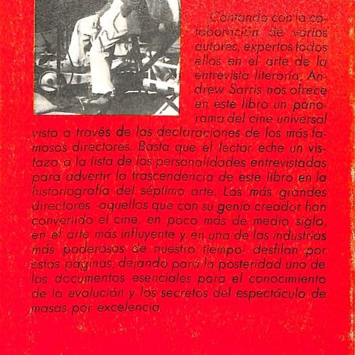 Libro: Entrevistas con directores de cine (Volumen I).