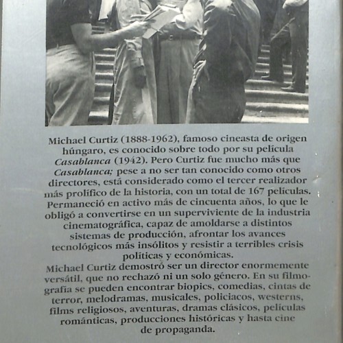 Libro: Michael Curtiz.