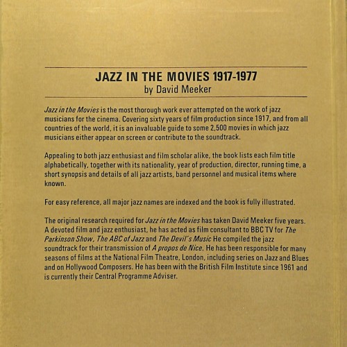 Libro: Jazz in the Movies (A Guide to Jazz Musicians 1917-1977).