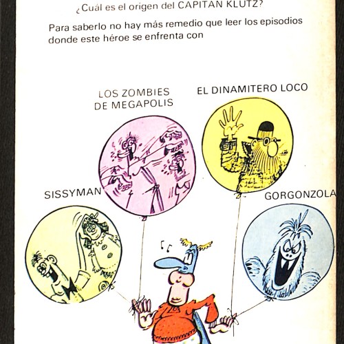Libro:  Las desventuras del Capitán Klutz.