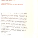 Libro:   Mensajes icónicos en la cultura de masas.