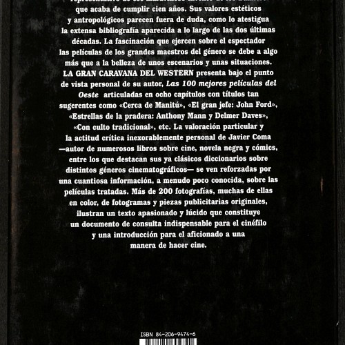 Libro:  La Gran Caravana del Western: Las 100 mejores películas del Oeste.