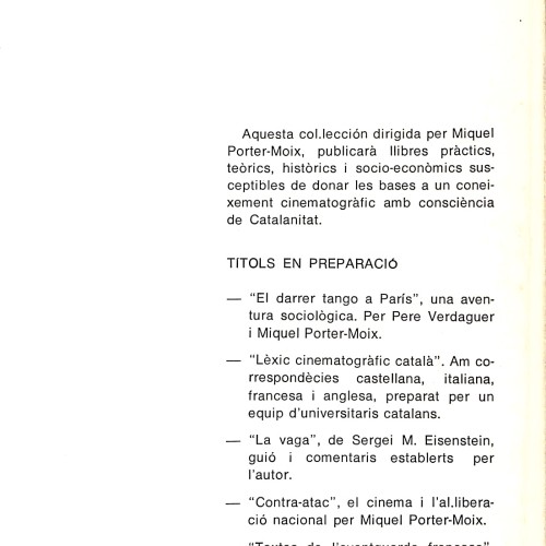 Libro: Breu Història del Cinema Primitiu a Catalunya.