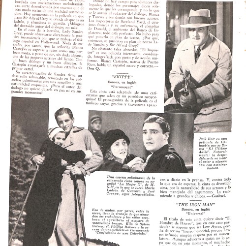 Libro: Cine mundial de 1931.