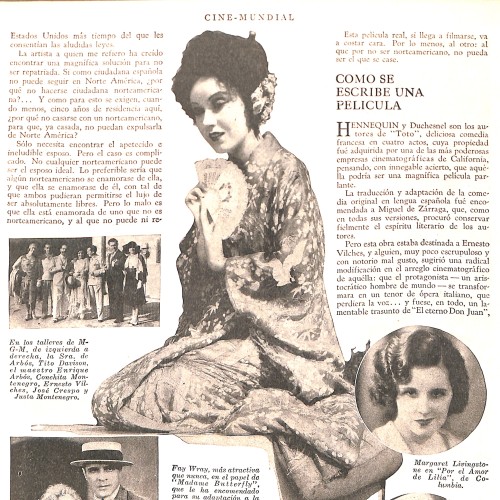 Libro: Cine mundial de 1931.