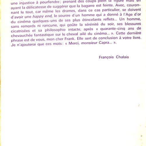Libro:  Hollywood Story: Frank Capra autobiographie.