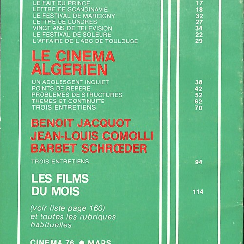 Libro:  Cinéma 76.
