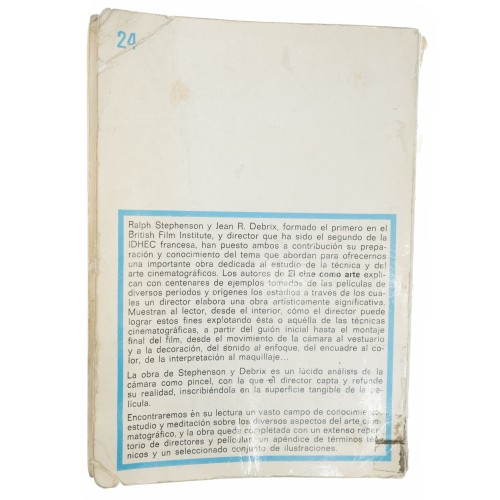 Libro El cine como arte - R. Stephenson y J.R. Debrix