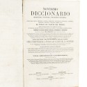 Libro Novisimo Diccionario Tomo segundo - Una sociedad literaria