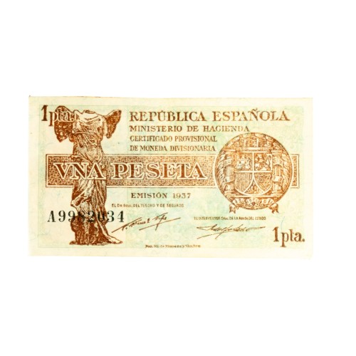Billete Una peseta Republica española