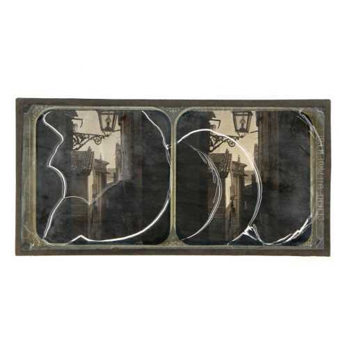 Vista estereoscopica cristal - Phot du Prof. H.Fol. Geneve