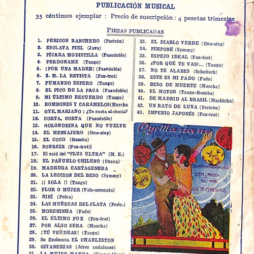 REVISTA:   Sally, la hija del circo