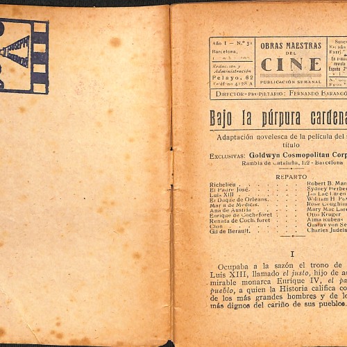 REVISTA:  Bajo la púrpura cardenalicia