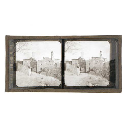 Vista estereoscopica cristal - Phot du Prof. H.Fol. Geneve