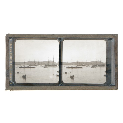 Vista estereoscopica cristal - Phot du Prof. H.Fol. Geneve